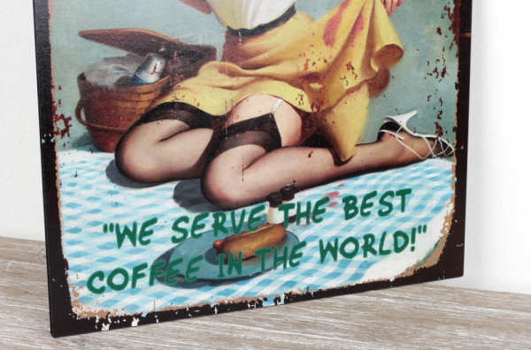 Plechová cedule Home made 33x25cm