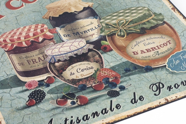 Plechová cedule La Confiture 30x30cm