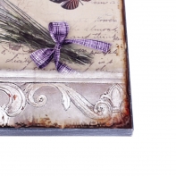 Plechová cedule levandule 30cm