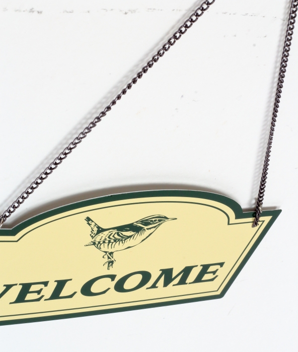 Plechová cedule Welcome 