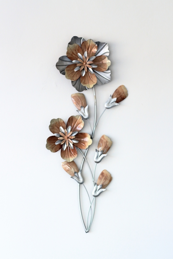 Plechová dekorace na zeď 68cm