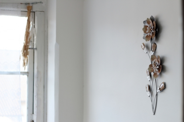 Plechová dekorace na zeď 68cm