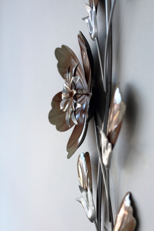 Plechová dekorace na zeď 68cm