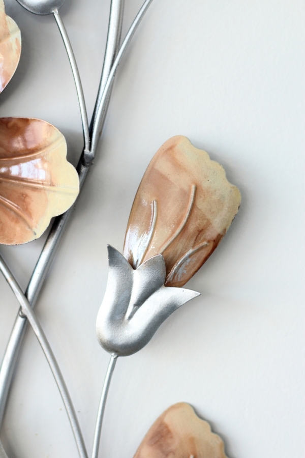 Plechová dekorace na zeď 68cm