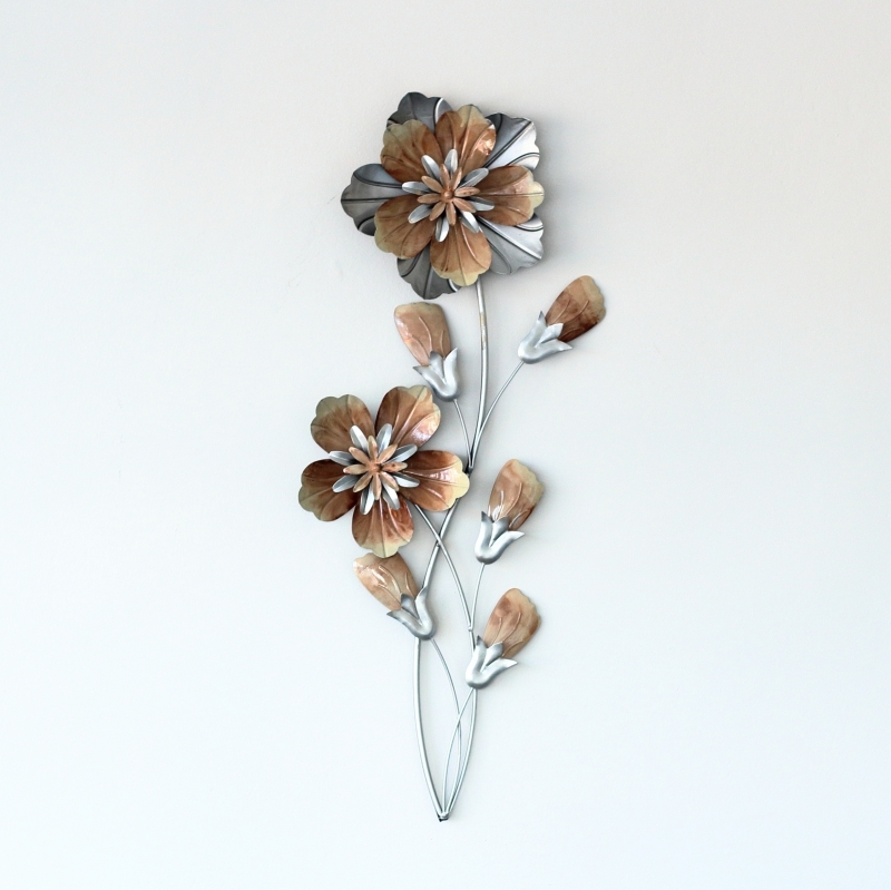 Plechová dekorace na zeď 68cm