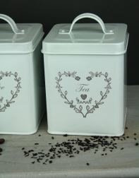 Plechová dóza na čaj 11x14cm