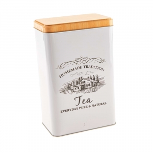 Plechová dóza na čaj  Aurora Thé 12 x 19 x 7,5 cm