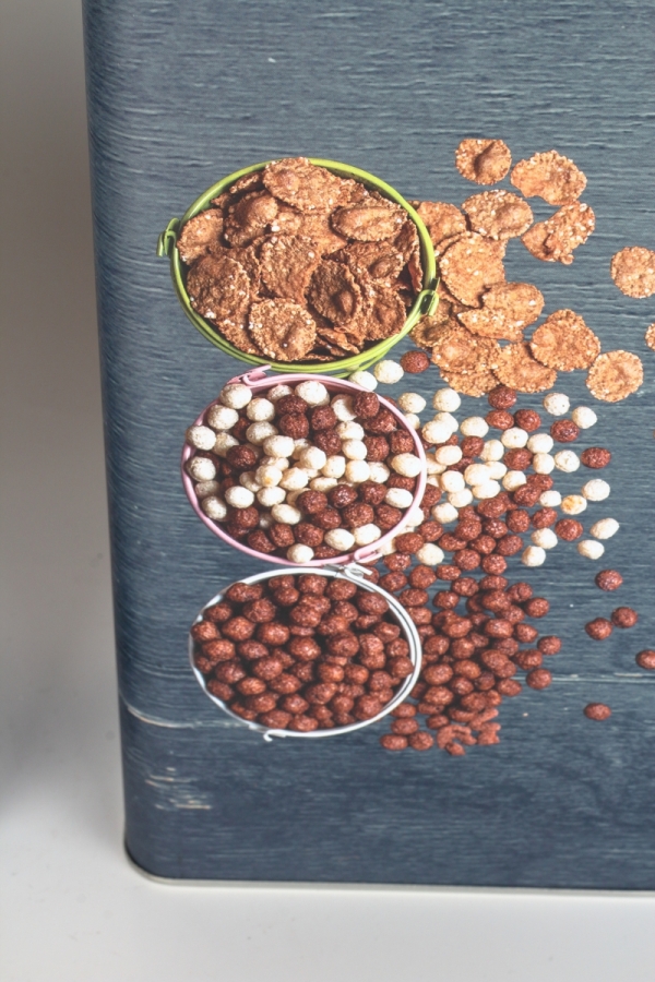 Plechová dóza na sušenky 26,5x19x8cm