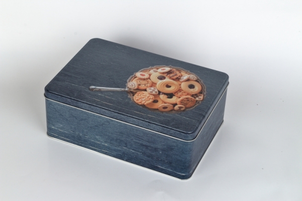 Plechová dóza retro 10x25,5x18cm