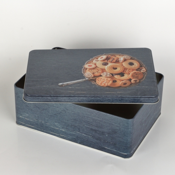 Plechová dóza retro 10x25,5x18cm