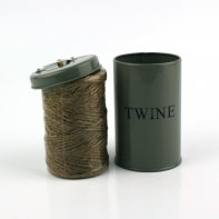 Plechová dóza s provázkem 12x7cm