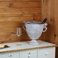 Plechová váza Antic 28cm