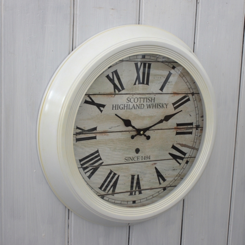 Plechové hodiny do restaurace 41cm