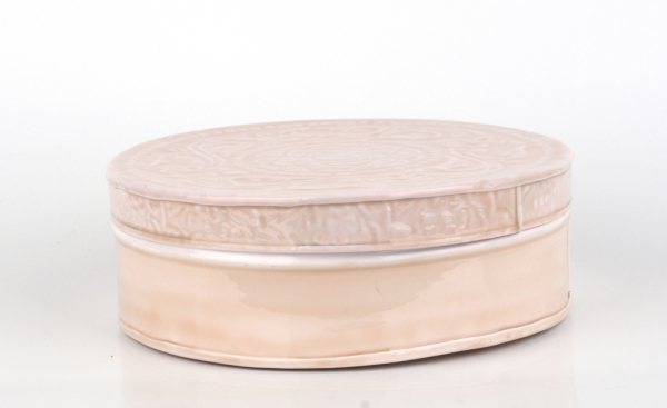 Plechové kulaté dózy se zdobeným víkem 2ks