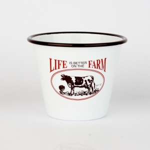 Plechový květináč LIFE FARM 12cm