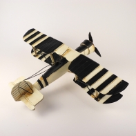 Plechový model letadla 43x33x13cm