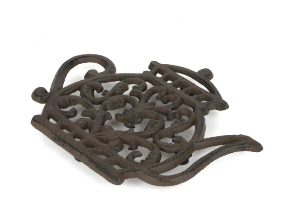 Podložka pod hrnec litinová konvička 18x15cm