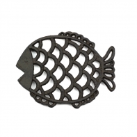 Podložka pod hrnec litinová ryba 20x16cm