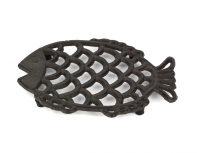 Podložka pod hrnec litinová ryba 20x16cm