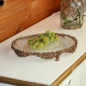 Podnos na cukroví s ornamentem 26cm