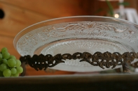 Podnos na cukroví s ornamentem 26cm