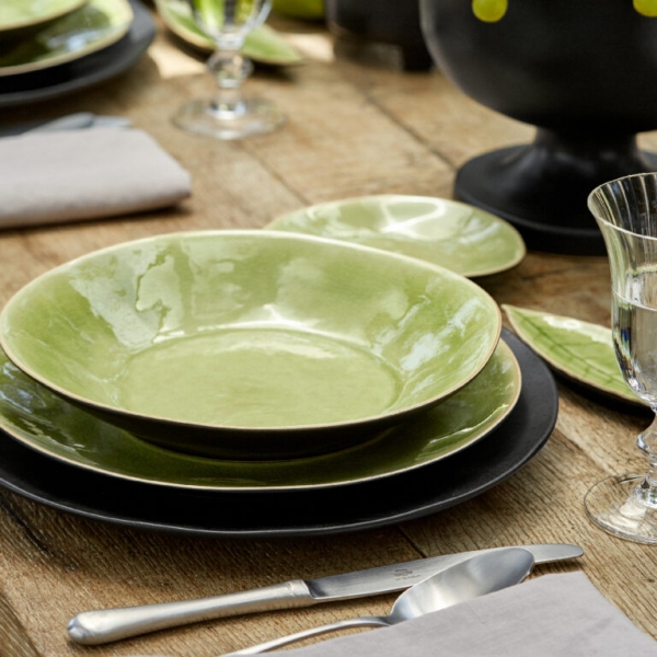 Podnos RIVIERA černý 31 cm keramika