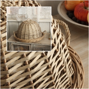 Podnos s poklopem na pečivo 40cm