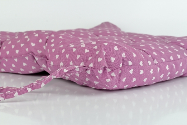 Podsedák 40x40 cm fialový