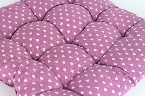 Podsedák 40x40 cm fialový