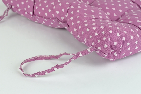 Podsedák 40x40 cm fialový