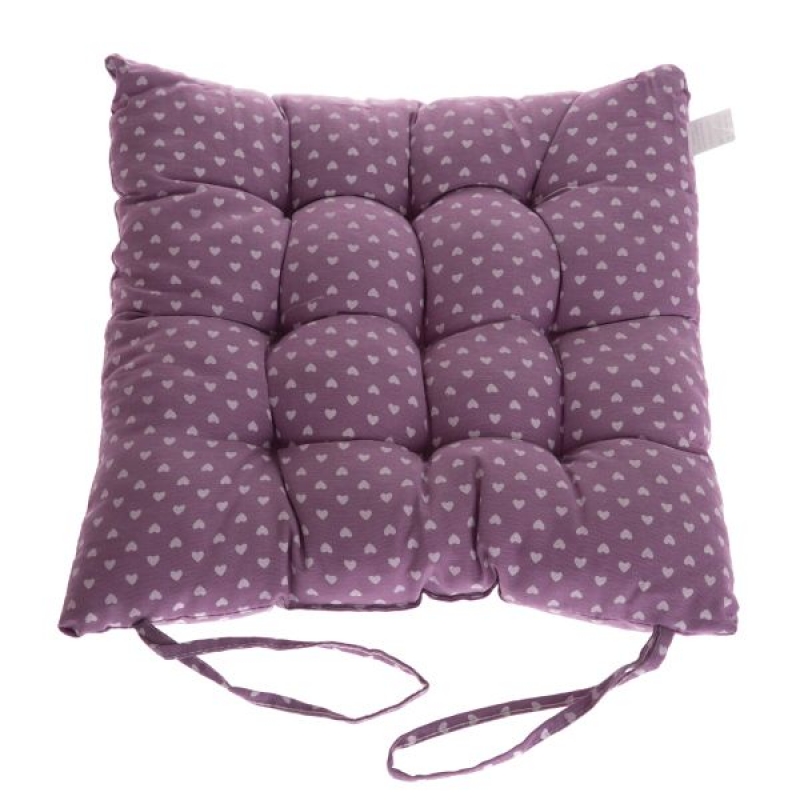 Podsedák 40x40 cm fialový