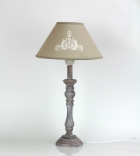 Podstavec stolní lampy efekt starý kov 35cm