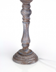 Podstavec stolní lampy efekt starý kov 35cm