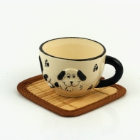 Podtácek bambusový 10x10cm 