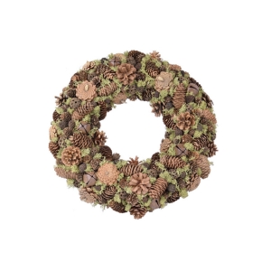 Podzimní věnec ze šišek 46x46x9cm
