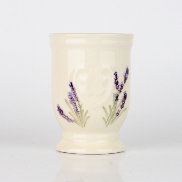 Pohár na zubní kartáčky levandule 11cm