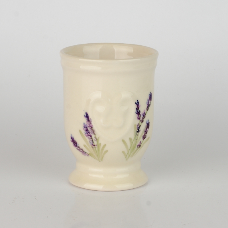 Pohár na zubní kartáčky levandule 11cm