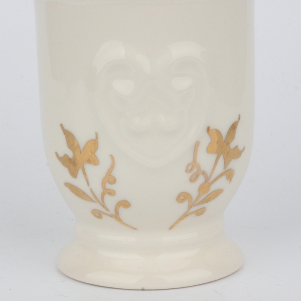 Pohár na zubní kartáčky zlatý ornament 11cm