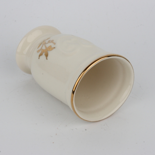 Pohár na zubní kartáčky zlatý ornament 11cm