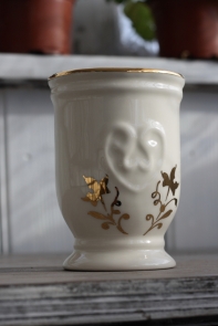 Pohárek na zubní kartáček- pozlacený