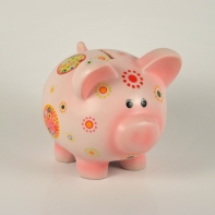 Pokladnička prasátko 15x15x13cm