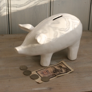 Pokladnička prasátko 26x12x9cm