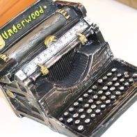 Pokladnička psací stroj 18x17 cm