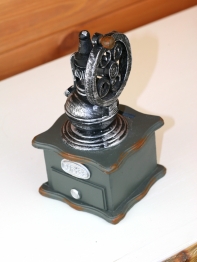 Pokladnička retro mlýnek na kávu 19x10 cm