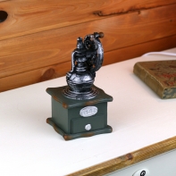 Pokladnička retro mlýnek na kávu 19x10 cm