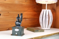 Pokladnička retro mlýnek na kávu 19x10 cm