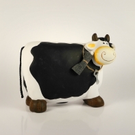 Pokladnička s tabulkou - kráva