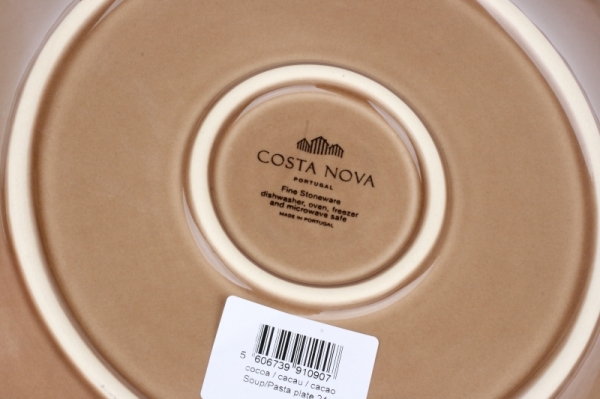 Polévkový talíř PEARL kávový 24cm 