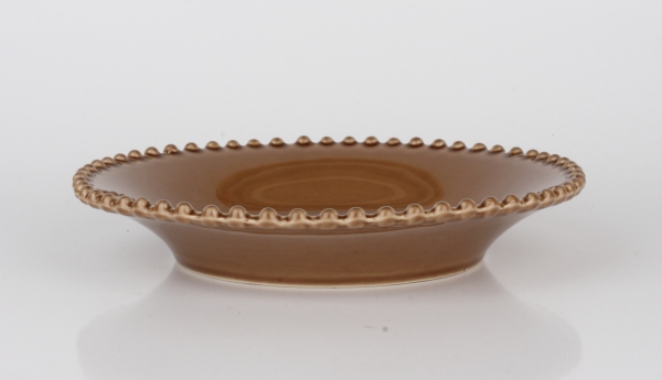 Polévkový talíř PEARL kávový 24cm 