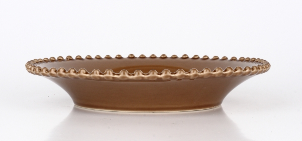 Polévkový talíř PEARL kávový 24cm 